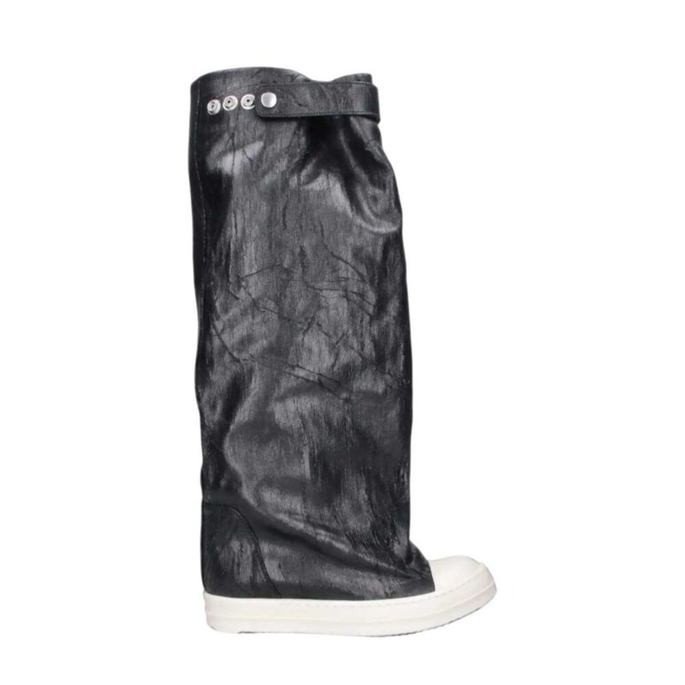 Rick Owens Drkshdw Women Tower Elephant Coated Canvas Boots